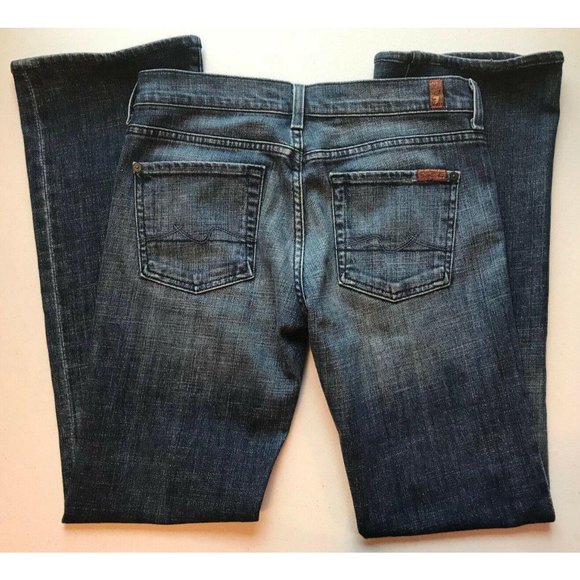 7 For All Mankind Denim - 7 For All Mankind Stretch Straight Leg Jeans